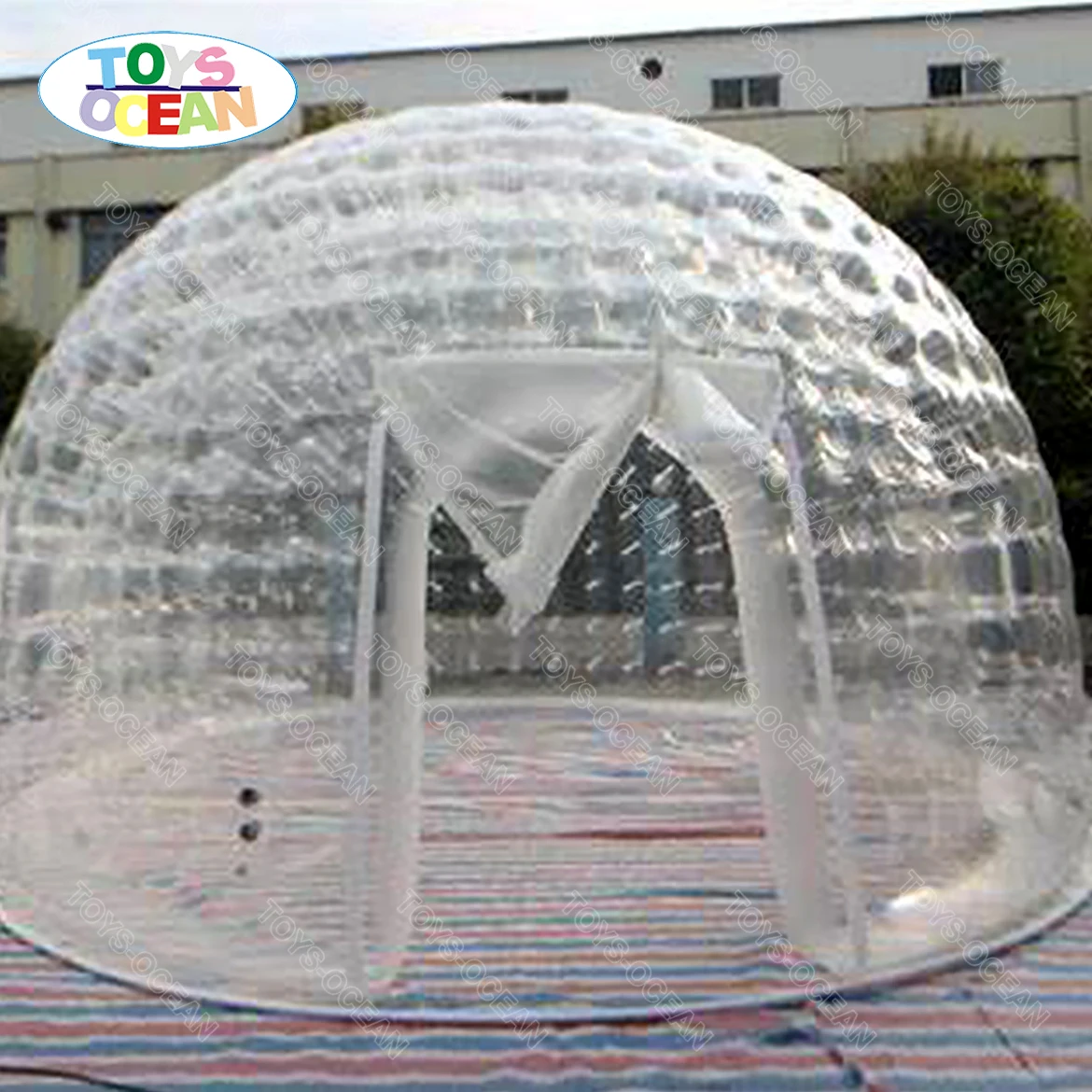 Factory Price PVC inflatable camping tent Transparent Igloo Clear Bubble Inflatable Dome Tent for sale