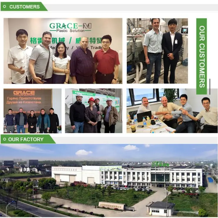 Grace Machinery Waste Plants Bottle Eps Pet Flakes Crushing Recycling Washing Machine