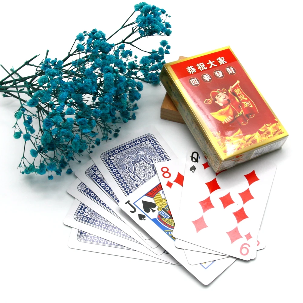Factory custom wholesale sell well high quality tables game playing cards poker cards