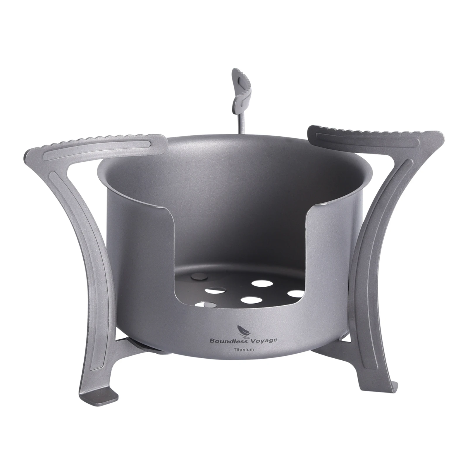 Туристическая Легкая Складная карманная титановая горелка на спиртовой основе Boundless Voyage для кемпинга приготовления пищи