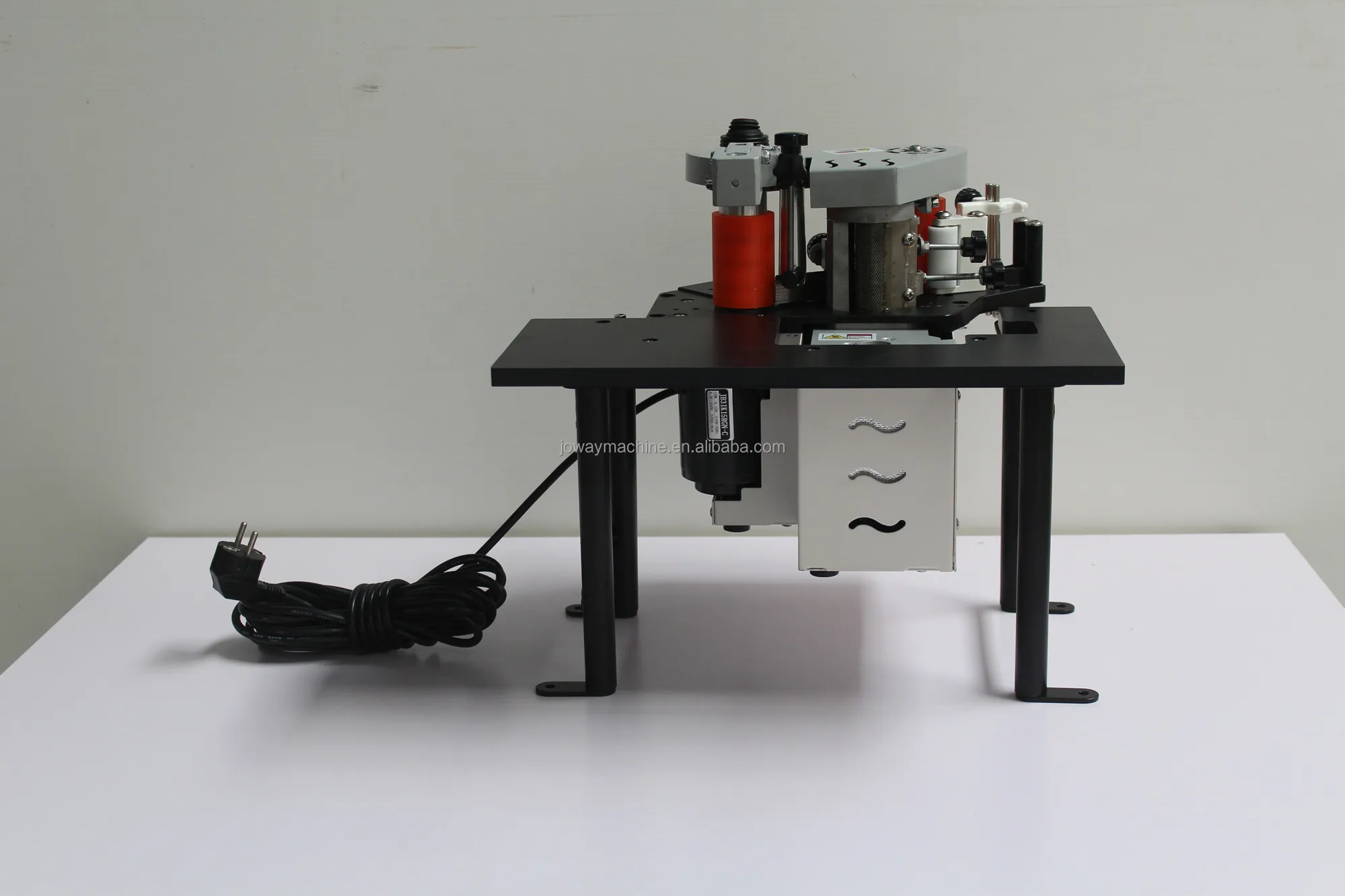 Высококачественная панель на деревянной основе портативный маленький Кромкооблицовочный станок ручной двухсторонний для