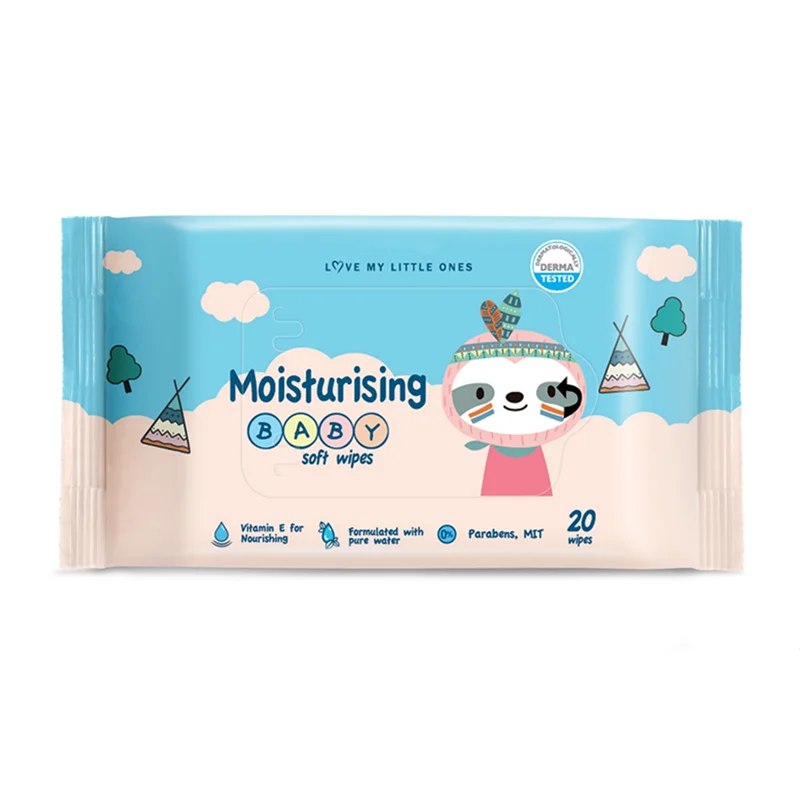 China eco-friendly sensitive water baby wipes