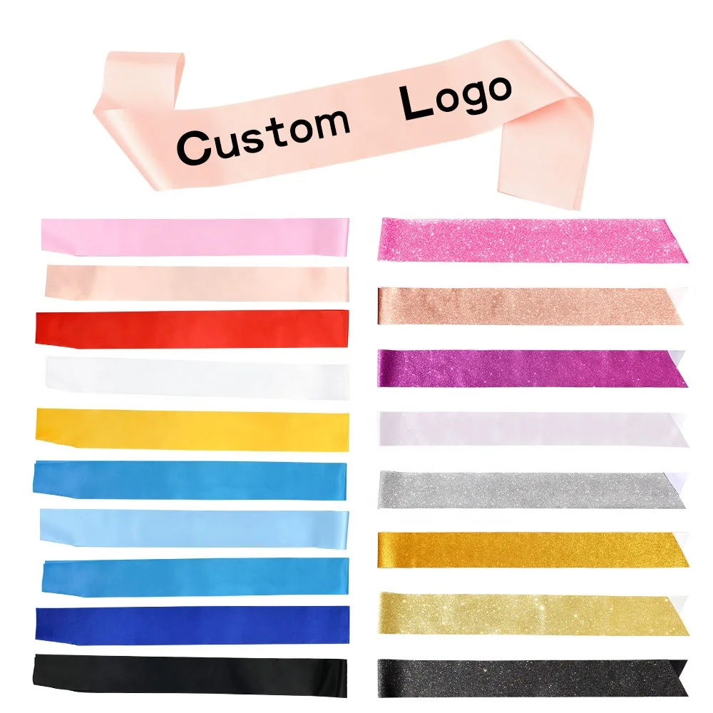 Wholesale Factory Price High Quality Custom Graduation Birthday Bride To Be Sash