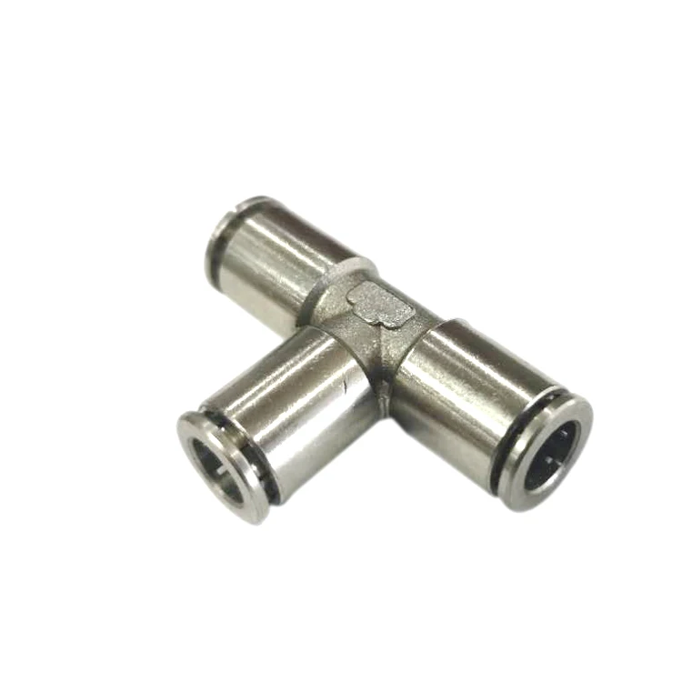 
Pneumatic Parts Pneumatic Tube Connector Fitting Steel Pneumatic Metal Fittings 