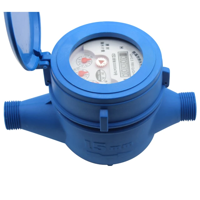 Simple Design Home Use Watermeter Dn15 Plastic Multi-Jet Dry Dial Water Meter Class B