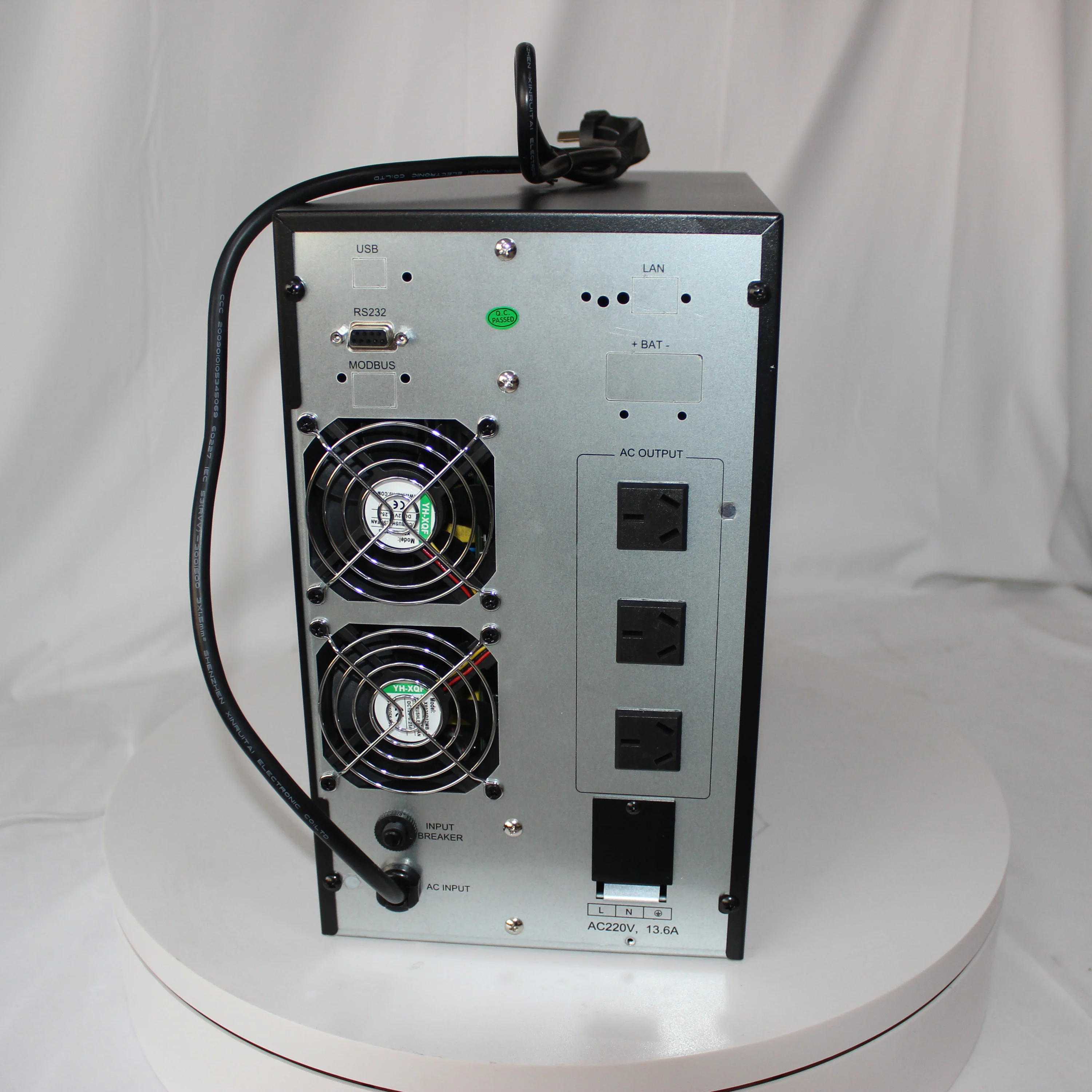 3kva high frequency ups power system online ups 110v for  CCTV solution