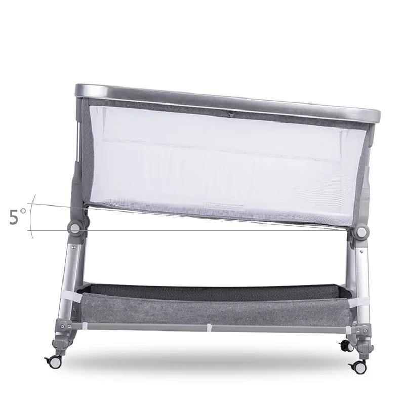 Removable crib foldable height adjustment stitching bed Baby Cradle  milk spilt portable/modern baby sleeping bed