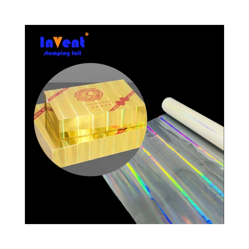 Printing 3D Holographic Transparent Hot Stamping Foil Paper Rolls for Laminator Heat Transfer Laser film
