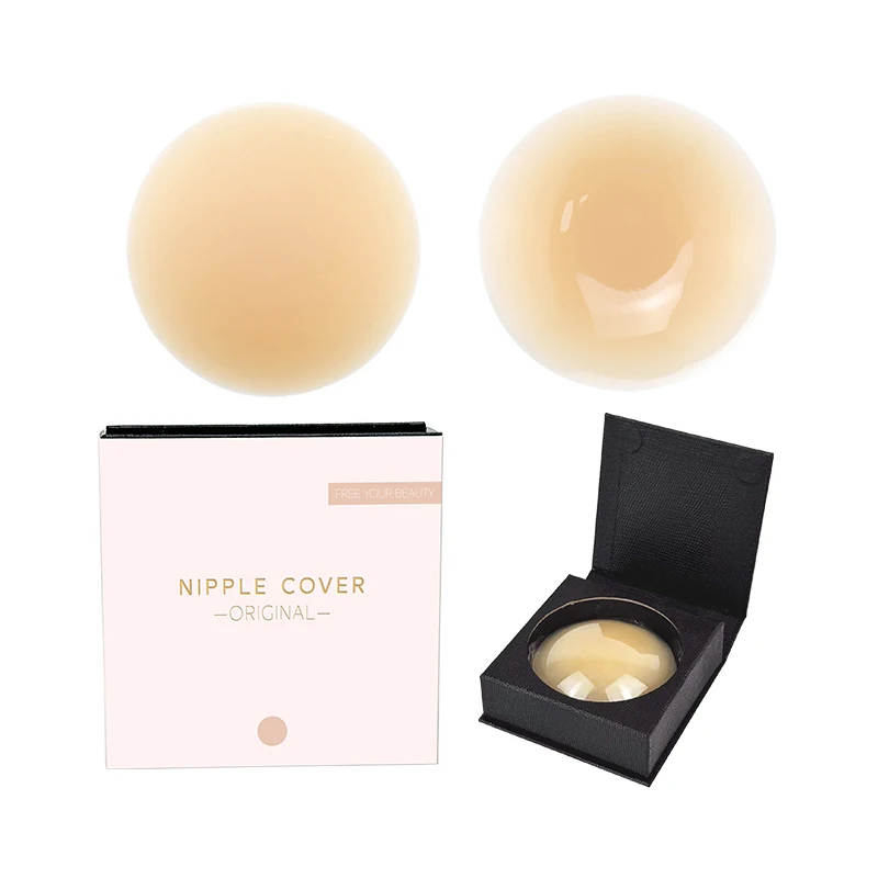INVISFEEL lightweight thrust nipple cover silicone nipple cover breathable glueless nipple sticker