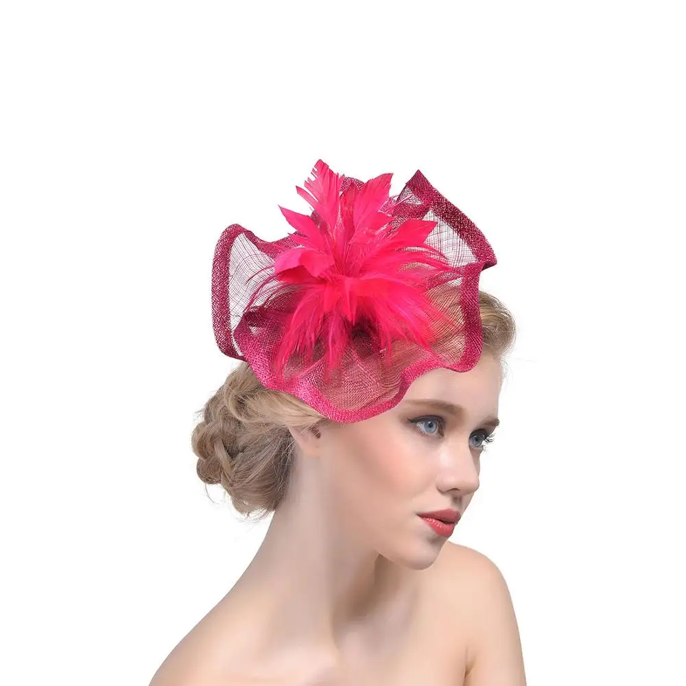
2020 Ladies wedding church tea party hats hair fascinator 