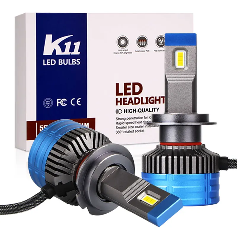 K11 h7 led  H11 h13 9008 led bulb h4 led headlight 100w led lights for car ford kia mazda honda civic auto lighting system led