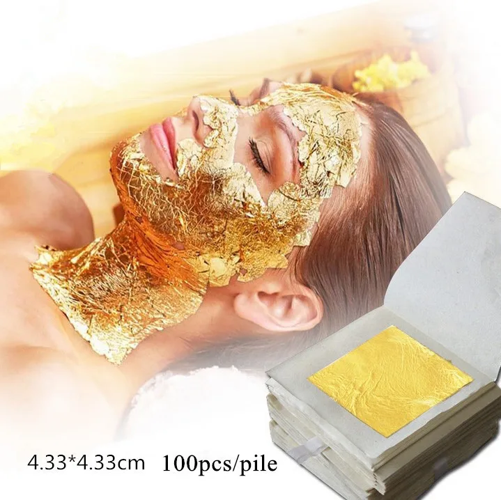 
Luxury Spa Treatments with 24k gold leaf gold face mask 24k gold facial mask 