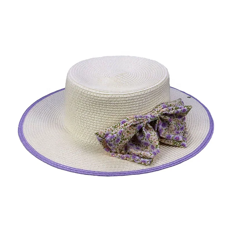 Ladies Summer Hats with Simple Design Elegant Hats Attached with Ribbon soft and comfortable Sunhats Idyllic Style (1600400195036)