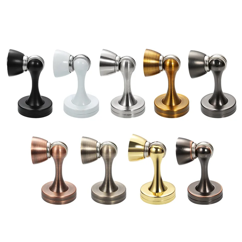 Modern style strong magnetic stainless steel door stopper used for windproof door bumpers in hotel bedrooms
