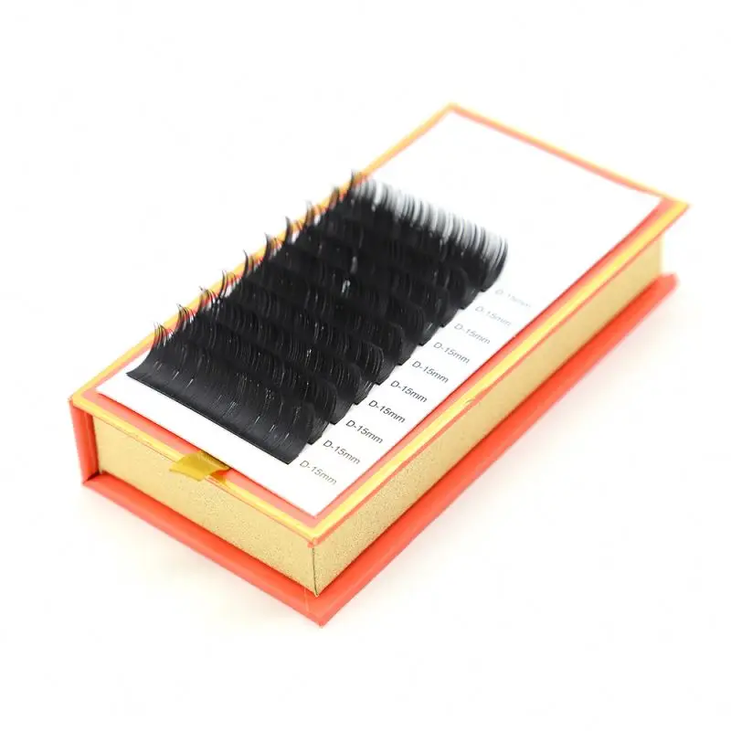 0.03mm 0.05mm 0.07mm 0.10mm 0.15mm 0.20mm J B C D L CC curl All Size deep black mink silk eyelash extensions