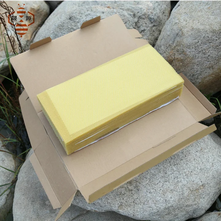 
Hot sale pure natural beeswax foundation sheet for Beekeeping beeswax sheet 