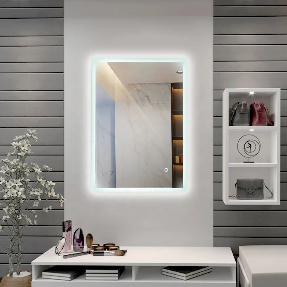 MAX.C Smart Miroir Led Bath Mirror Defogger Rectangle Bathroom Led Mirror With Light