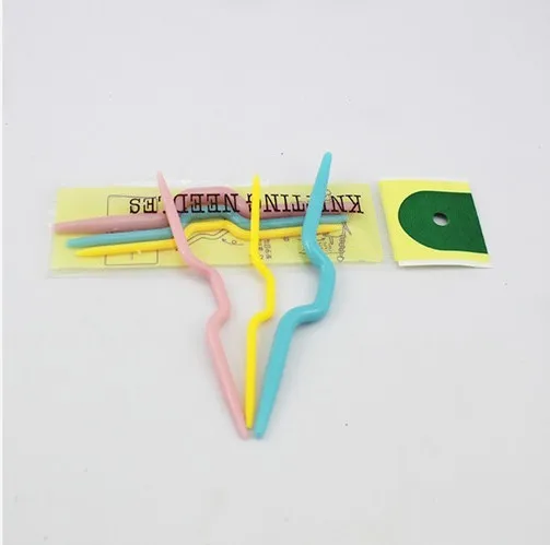 RongMeiXuan Weaving 200pcs/bag Tool Sewing Accessories Scarf Sweater Knitting Needles Handcraft Plastic Twist Needles