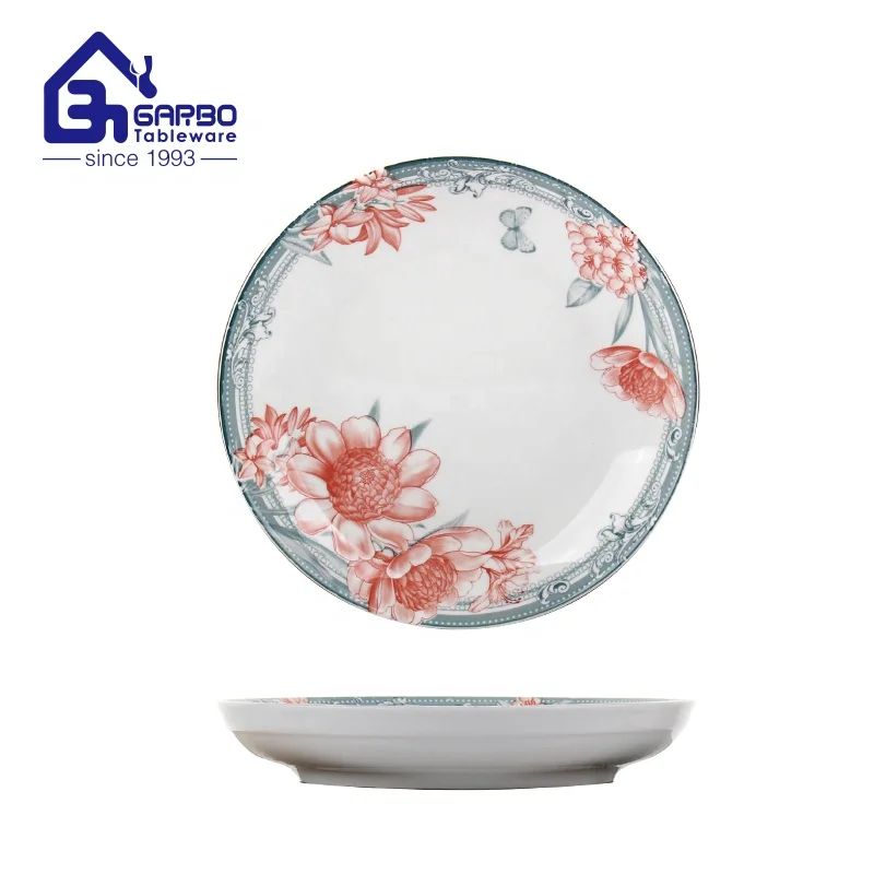 Glazed Color Cheap Porcelain Ceramic 10.35' Dinner Plate with Competitive Price and Fast Delivery Time for Wholesale