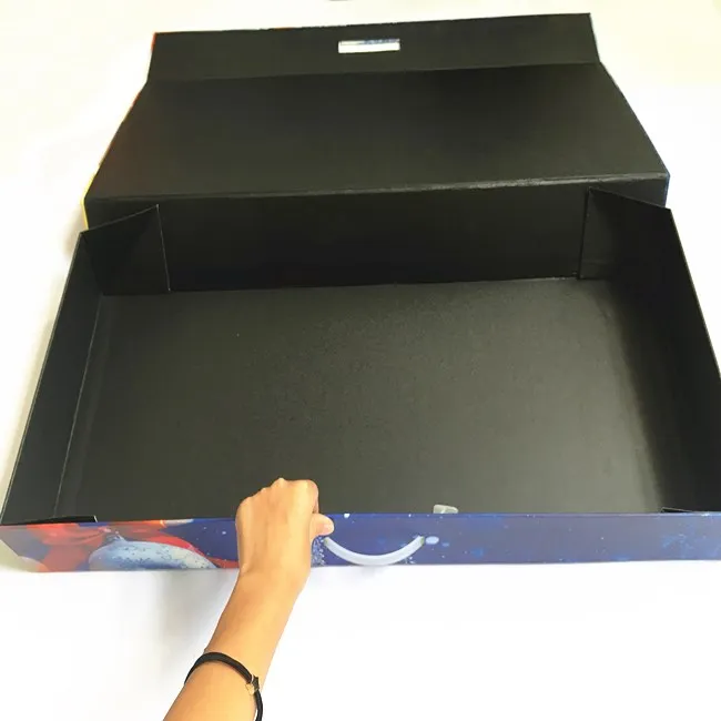Custom design matte brown corrugated board paper big carton  laptop shipping box with handle