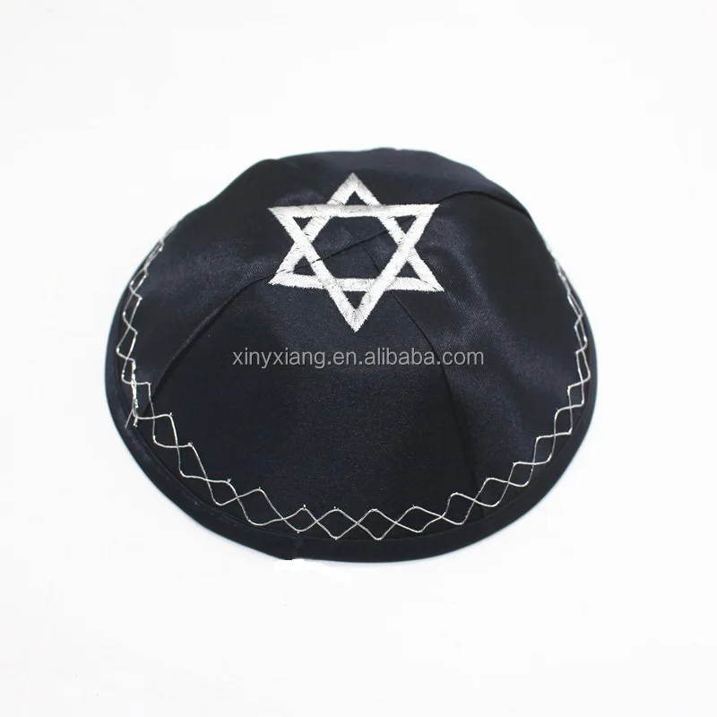 Factory Wholesale Burlap Linen(polyester) fabric Kippah, texture kippot, customized yarmulke, cotton Jewish skull caps