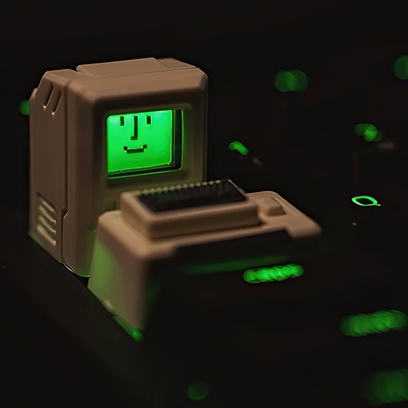 Creative Retro Classic MAC FC Game Console Styling Mechanical Keyboard Buttons Key Cap Replace KeyCap For Birthday Gift