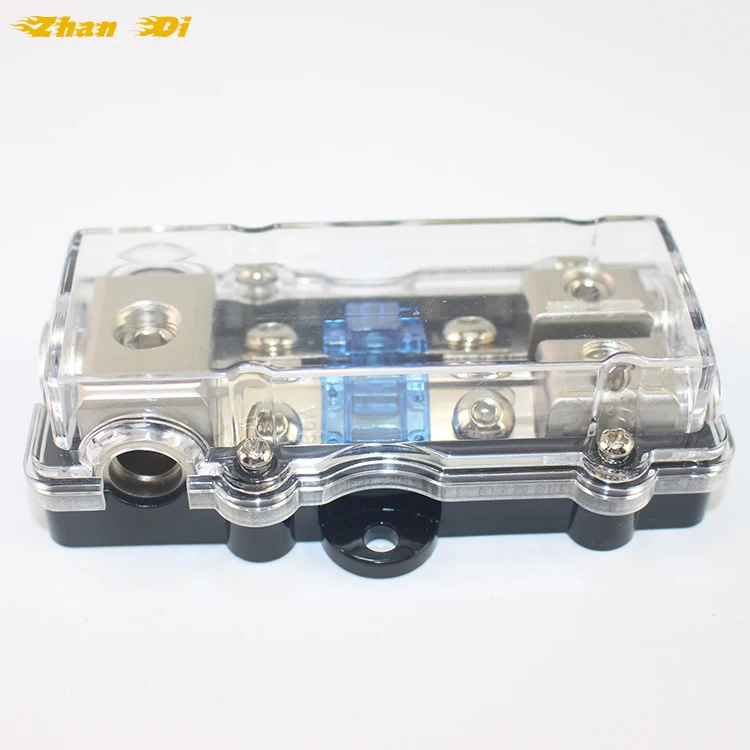 OPEN 60A 80A 100A Auto Car Stereo Audio Solar Energy Circuit Breaker Reset Fuse RV Fuse 12V 24V Protective Fuse Holder