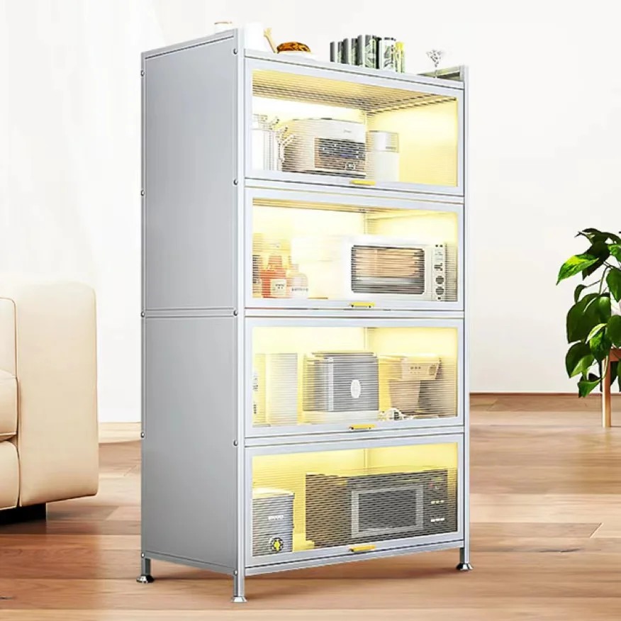 Оптовая продажа металлическая кухонная мебель для дома стеллажи хранения