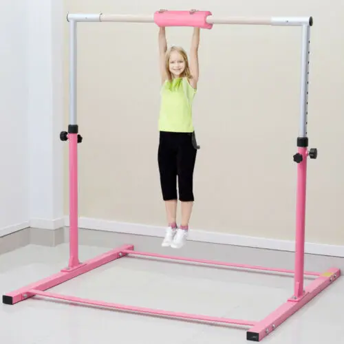 Extendable Folding  Kids Junior  Training Gymnastic horizontal bar