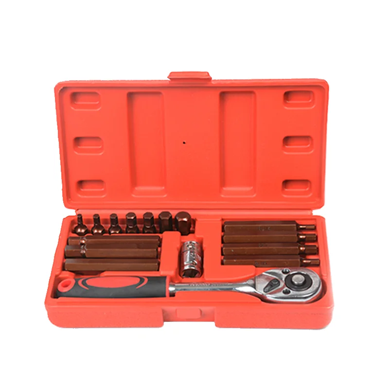 Hexagonal 16 piece set heavy star bit socket star set Torx bit screwdriver socket set low price