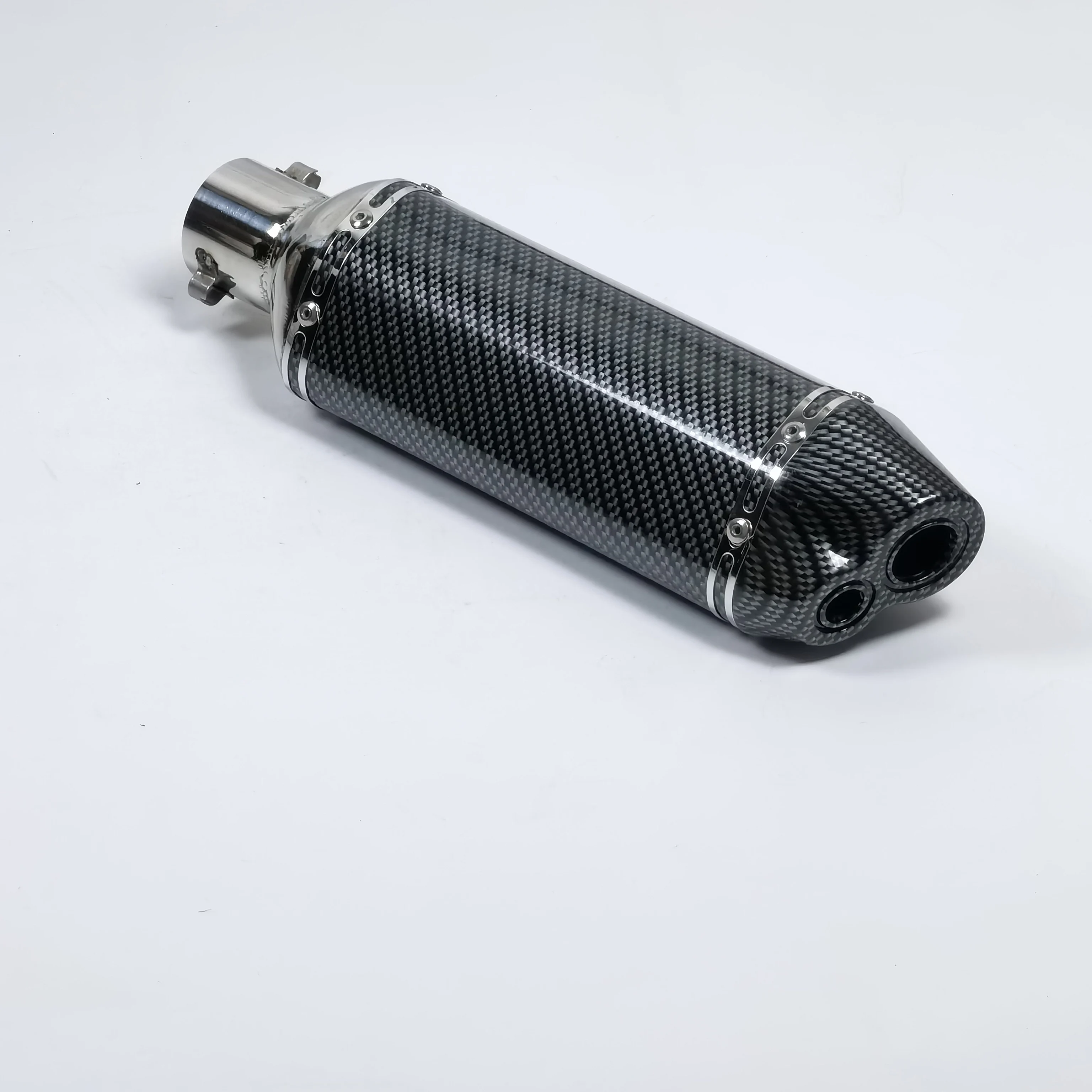 Motorcycle exhaust muffler Carbon fiber motorcycle exhaust pipe