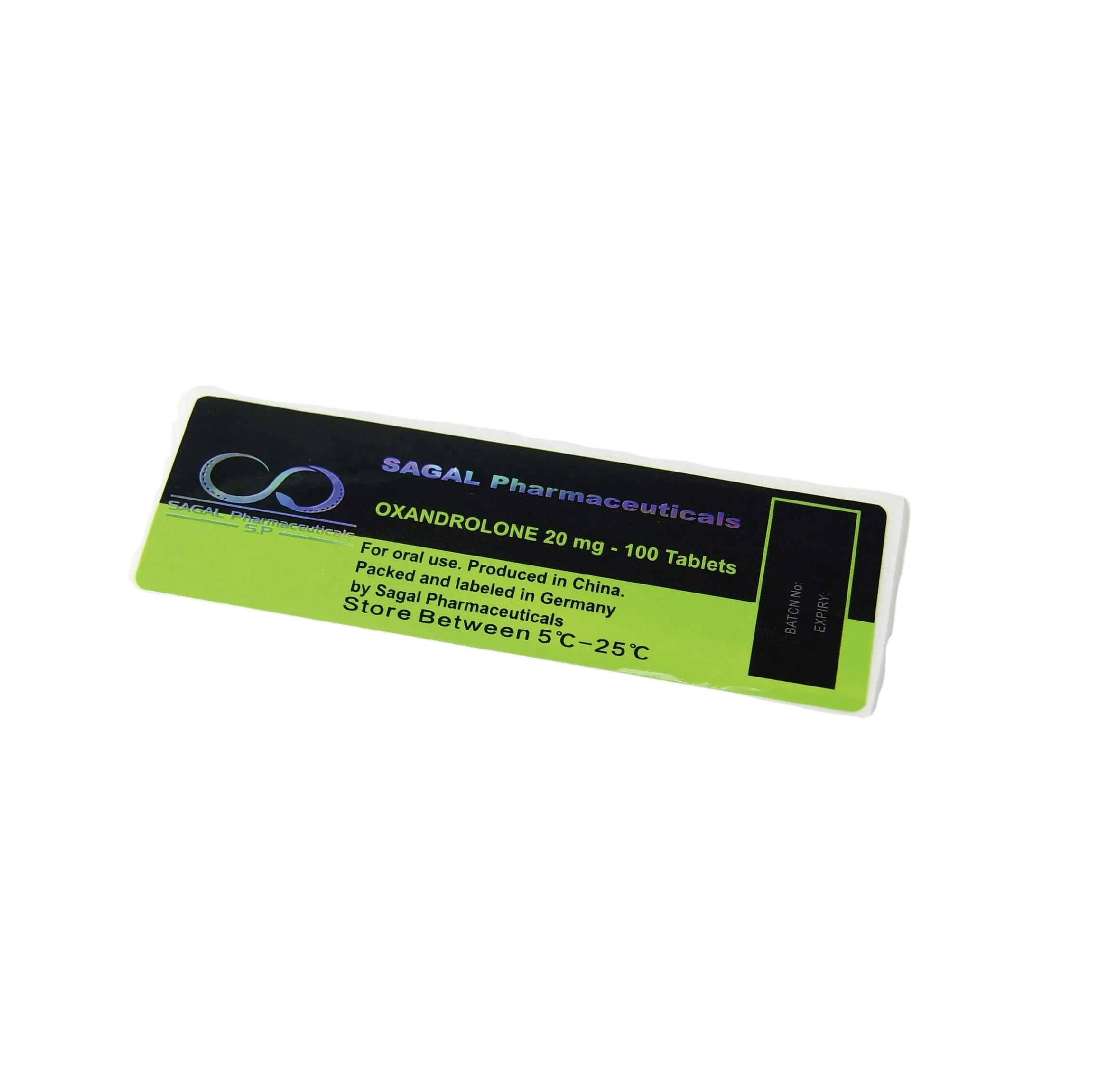 Various GEN PHARMA 10ml vial labels DECA/ TEST E 300 sticker