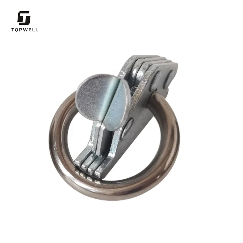 Truck and Car Trailer Accessories Heavy Duty E Track Fitting Hook with O Ring