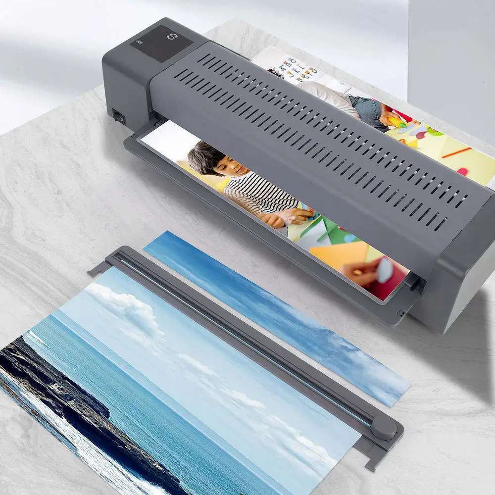 A3 A4 Office Laminating Machines Hot Photo Lamination Pouch Laminator for A5/A6 Paper Size for Documents and Photos Laminadora