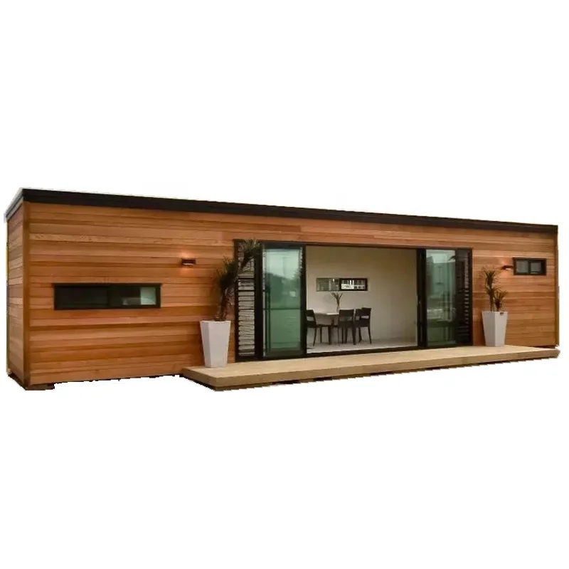 40ft Modified Modular Prefabricated Movable Container House Shipping Container Modified Modern Design Container Shop House