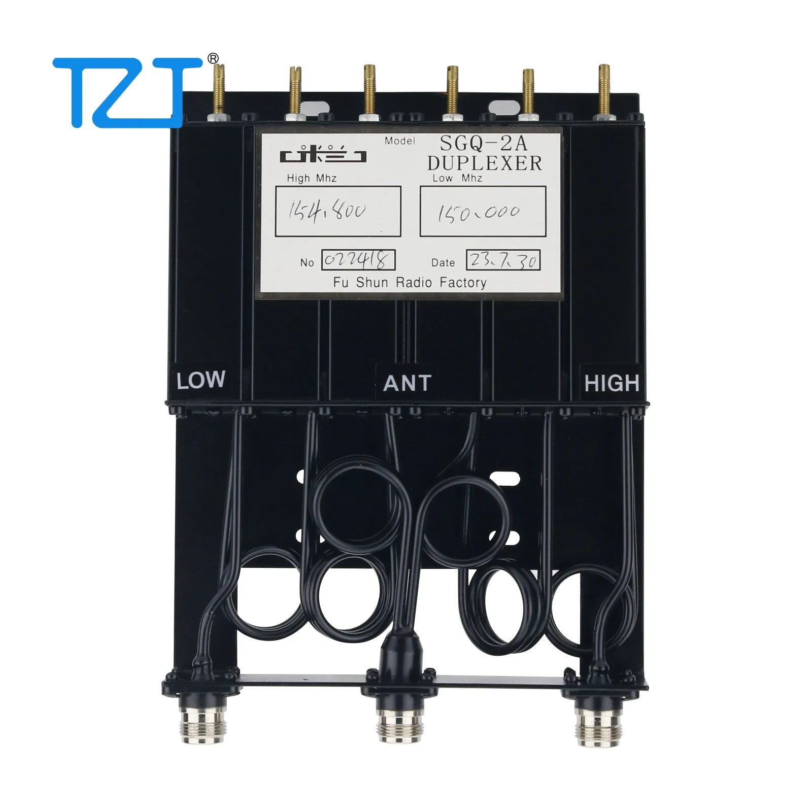 30W VHF 380-520Mhz/UHF 136-180Mhz 6 Cavity Duplexer VHF Repeater Duplexer for Radio Communication Radio Repeater