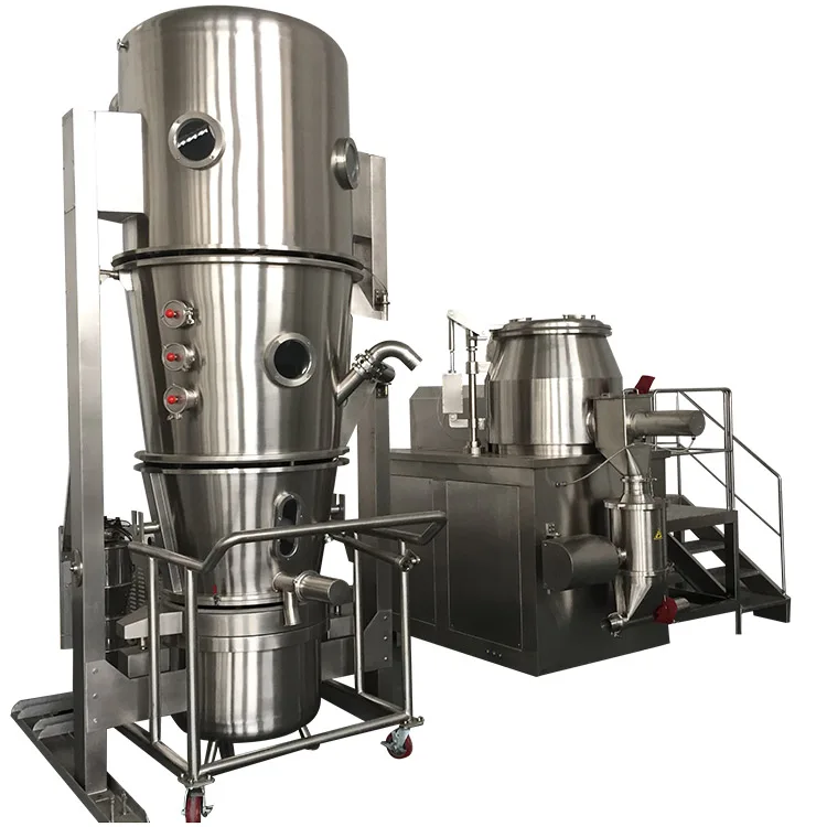 FL Series Fluid Bed Granulating Machine Fluidized Bed Granulator