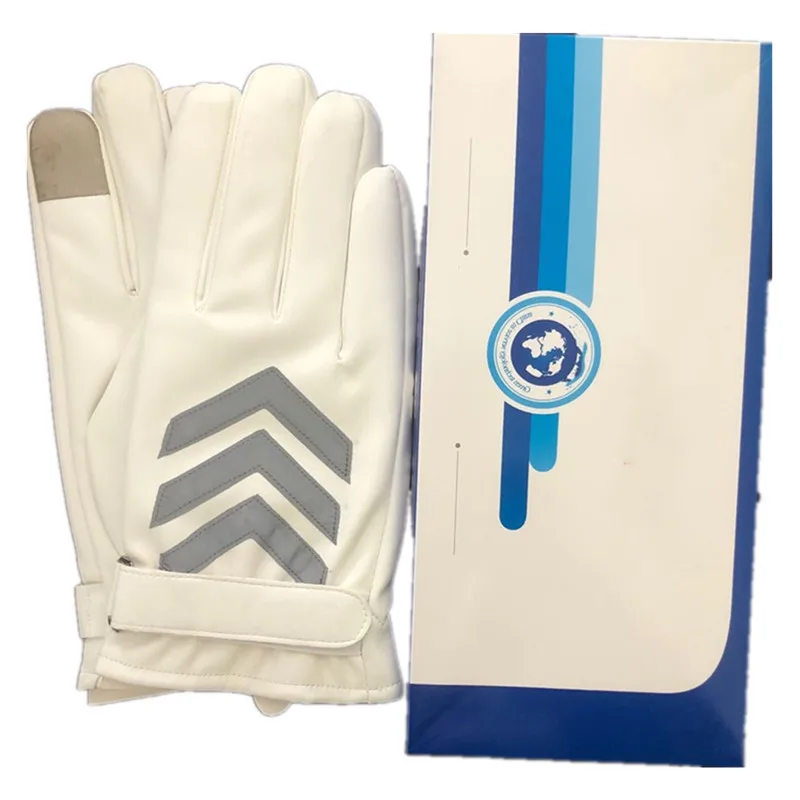 Smartphone fleece lining sheepskin leather gloves leather sheepskin gloves cycling gloves