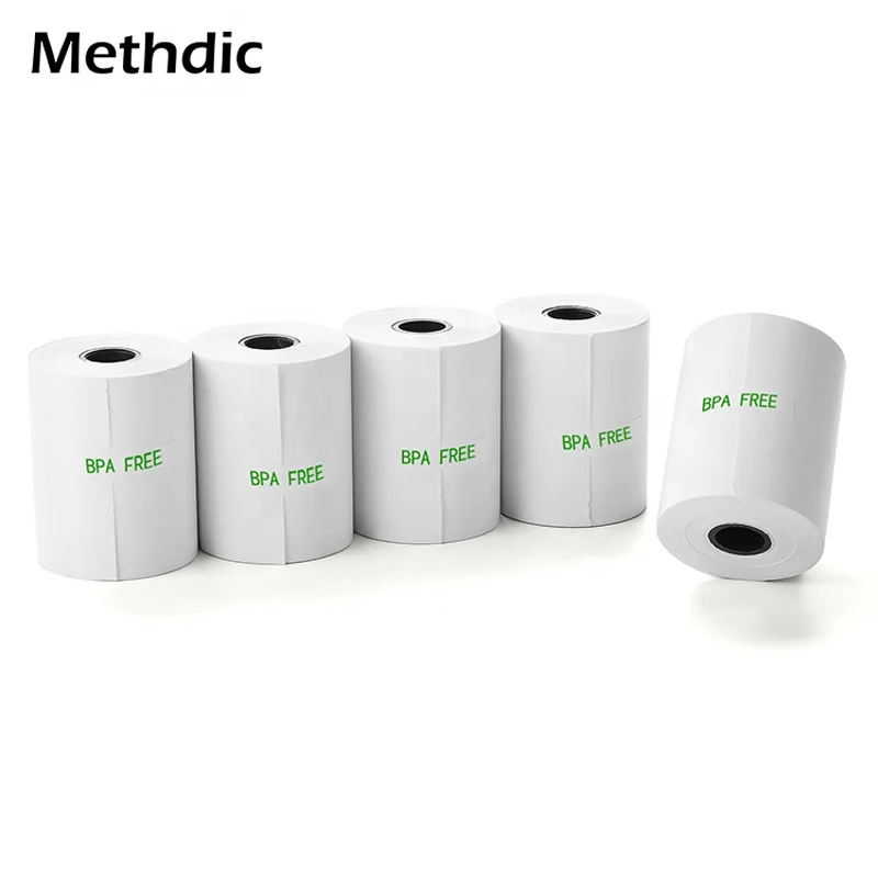 80*80mm Thermal Paper Rolls 57 x 38 57 x 40 100 x 150 sticker Credit Card Receipt Paper paper roll for pos terminal 80mm 60mm