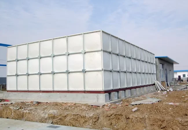 GRP water tank