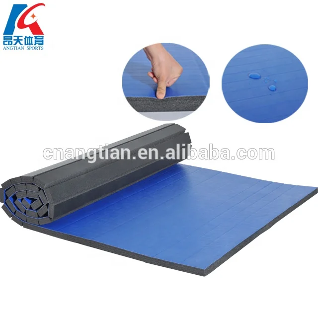 ANGTIAN supplier flexi wrestling mats/tatami roll mats for martial arts/bjj/jiujitsu/grappling/taekwondo/judo/mma/muay thai