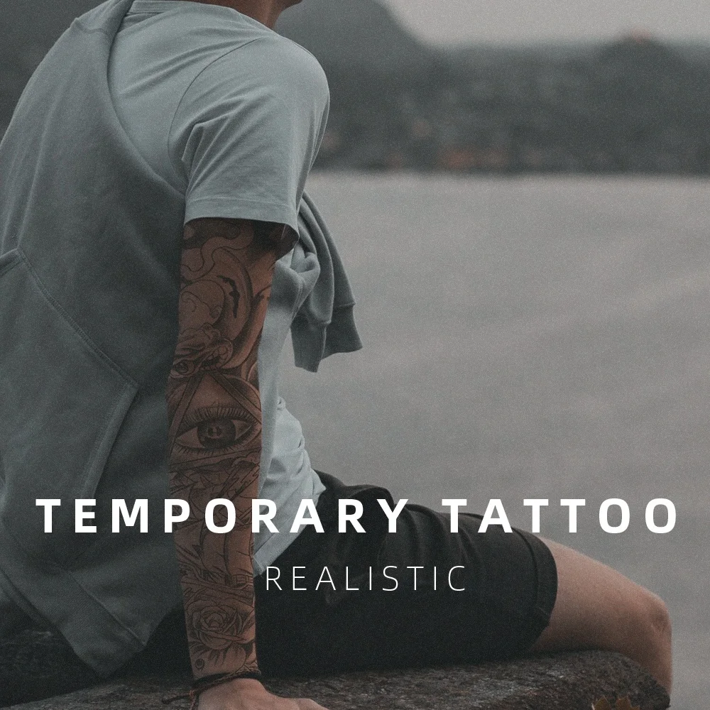 Critical tattoo full arm temporary tattoo stickers  custom waterproof fake tattoos stickers