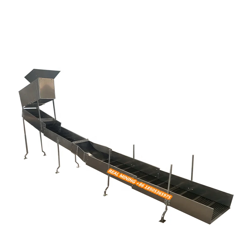 gold mining sluice box equipment gold panning sluice box