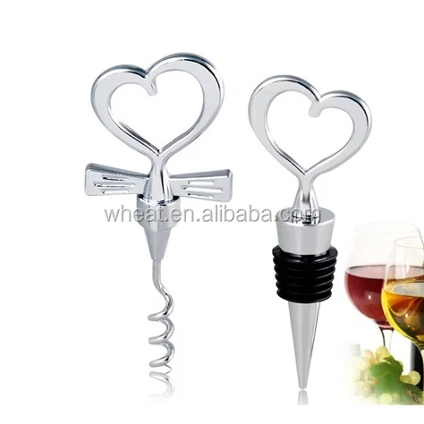 Wedding Gift Cheers to a Great Combination Bottle Stopper and Corkscrew Wine Set