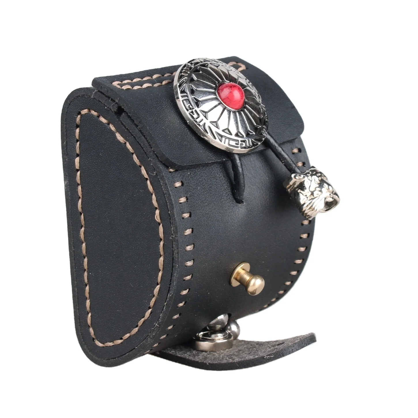 chinese slingshot bag Leather Case Waist Bag Pouch for Catapult Slingshot Steel Balls Ammo Games