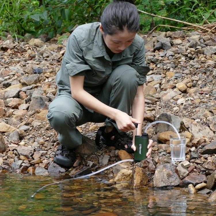 Diercon wholesale micro-filter camping water purifying portable water filter personal water filtration (TW01)