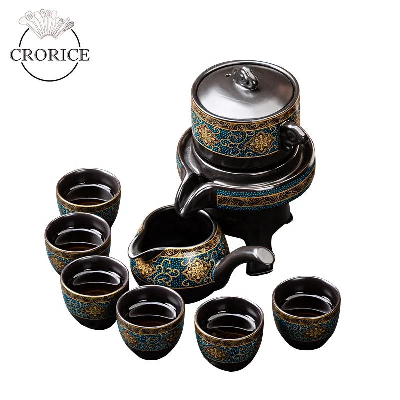
National Tide Gift Box Travel Tea Set Ceramic tea Set Teapot Business Gift Chinese tea set 