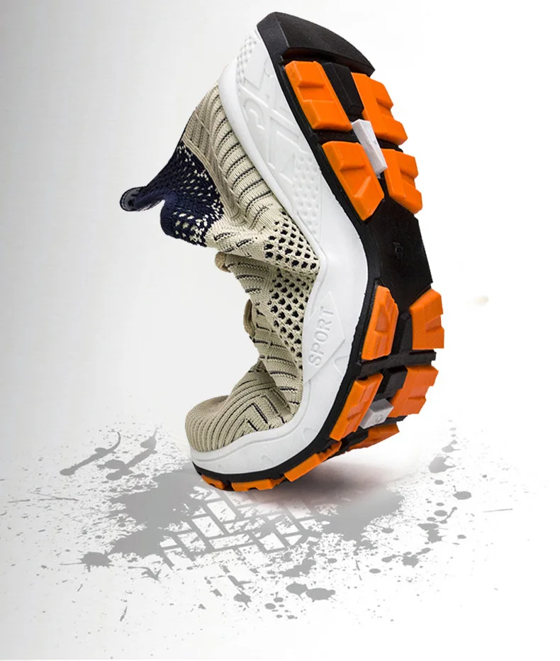 Mens Fashion Shoes Running Breathable Anti Slip Sports Sneakers