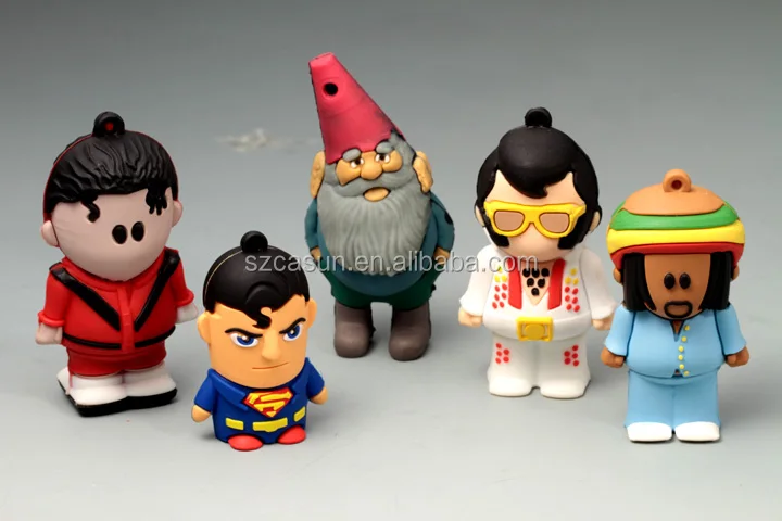 Флэш-накопитель Usb 2D/3D из мягкой ПВХ