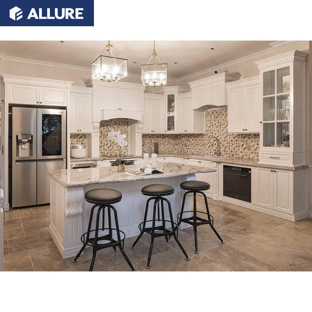 Allure shaker solid wood american under cheap kitchen cabinet designs for small kitchens in vietnam countertops
